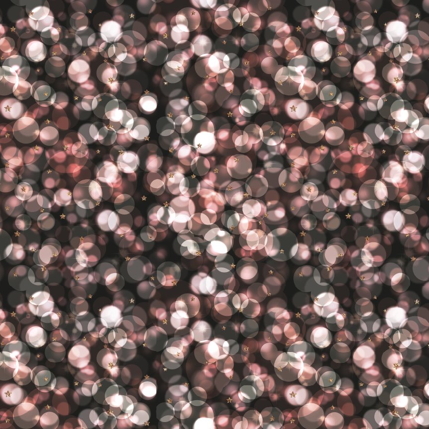 New Year's Bokeh Pattern Acrylic Sheets - CMB Pattern Acrylic